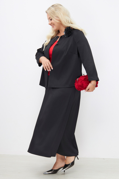 Юбка Незнакомка 04.9455.556.09 атлас-стрейч ((44) 164-88-96, черный)