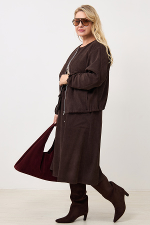 Жакет Незнакомка 10.9506.2914 вельвет ((44) 164-88-96, темно-коричн.)