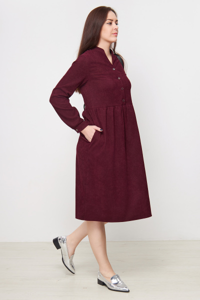 Платье Незнакомка 00.9506.2656 вельвет ((62) 164-124-132, винный)