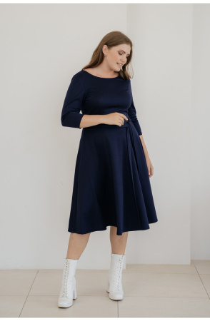 Платье Незнакомка 00.5023.1660 вискоза ((54) 164-108-116, темно-синий)