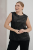 Блузка-топ Незнакомка 08.8460.1791 трикотаж"пайетки"
