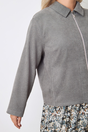 Жакет Незнакомка 10.9506.2915 вельвет ((56) 164-112-120, серо-зеленый)