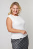 Блузка Незнакомка 08.3012.800 топ вискоза ((50) 164-100-108, молочный)