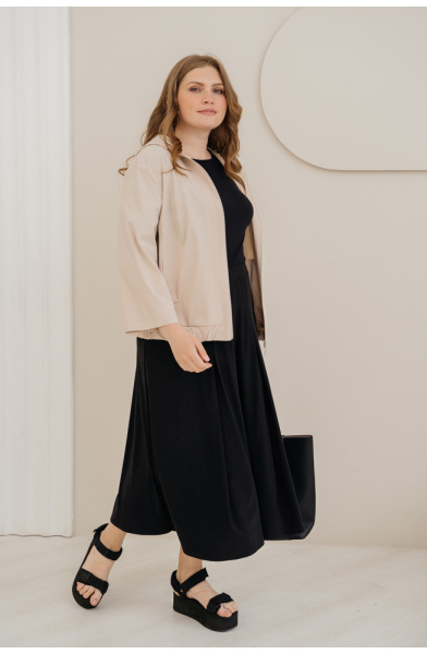 Жакет Незнакомка 10.9380.2702 бенгалин ((60) 164-120-128, светло-беж)