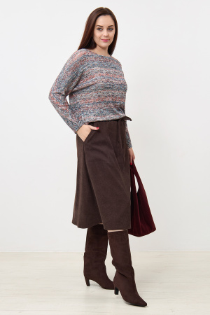 Юбка Незнакомка 04.9506.2674 вельвет ((44) 164-88-96, темно-коричн.)