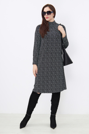 Платье Незнакомка 00.4134.2741 вискоза ((44) 164-88-96, черно-белый)