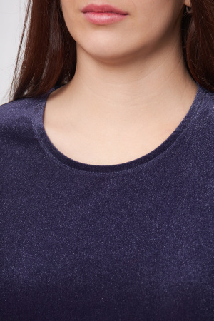 Джемпер Незнакомка 03.8491.2591 бархат ((44) 164-88-96, фиолетово-синий)