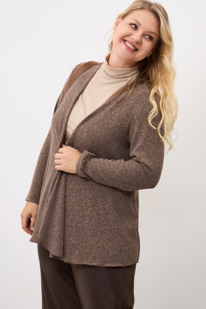 Жакет Незнакомка 10.8612.1965 вязанка кашемир ((54) 164-108-116, темно-бежевый)