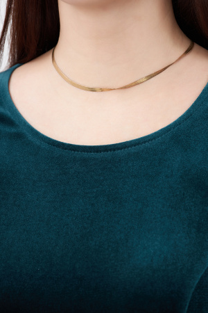 Платье Незнакомка 00.8490.2880 бархат ((44) 164-88-96, темно-зеленый)