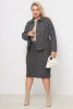 Жакет Незнакомка 10.8431.2841 трикотаж меланж ((44) 164-88-96, темно-серый)