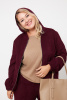 Жакет женский Незнакомка 10.9506.2818 вельвет ((46) 164-92-100, винный)