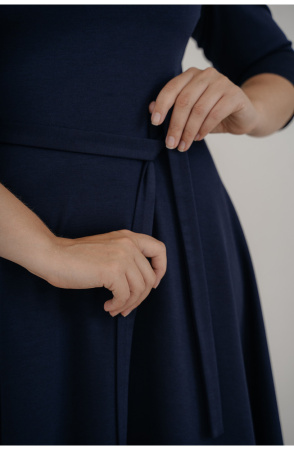 Платье Незнакомка 00.5023.1660 вискоза ((54) 164-108-116, темно-синий)