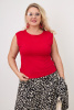 Блузка Незнакомка 08.3012.800 топ вискоза ((56) 164-112-120, красный)