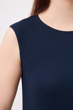 Блузка-топ Незнакомка 08.3012.1791 вискоза ((58) 164-116-124, темно-синий)