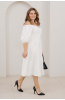 Платье Незнакомка 00.9280.2745 ткань костюмная ((56) 164-112-120, молочный)