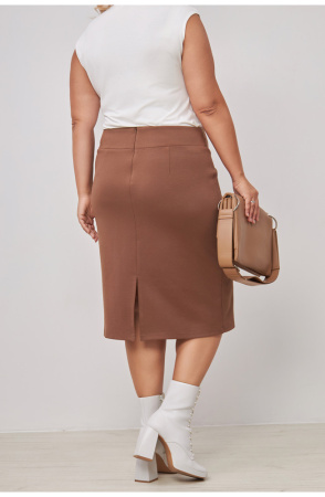 Юбка женская Незнакомка 04.5021.1158 вискоза ((48) 164-96-104, кофе с молоком)