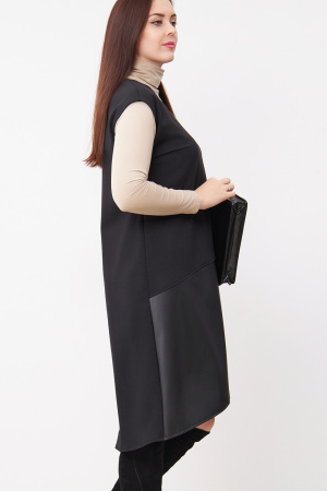 Платье Незнакомка 00.5021.2543 вискоза ((52) 164-104-112, черный)