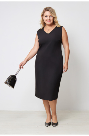 Платье Незнакомка 00.9280.2861 ткань косюмная ((48) 164-96-104, черный)