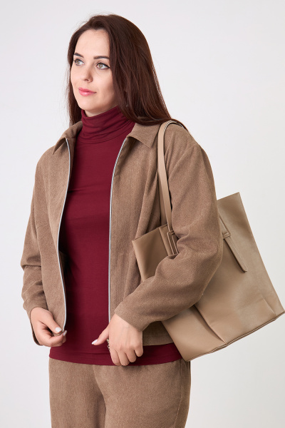 Жакет Незнакомка 10.9506.2915 вельвет ((44) 164-88-96, светло-коричн.)