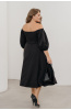 Платье Незнакомка 00.9280.2745 ткань костюмная ((48) 164-96-104, черный)