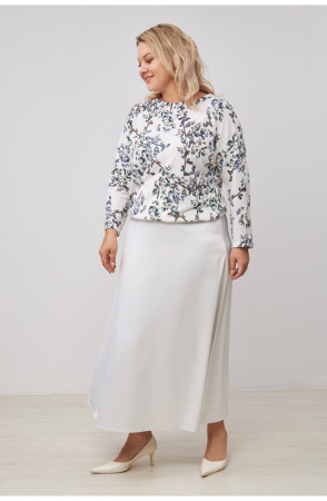 Юбка Незнакомка 04.9455.556.09 атлас-стрейч ((50) 164-100-108, молочный)