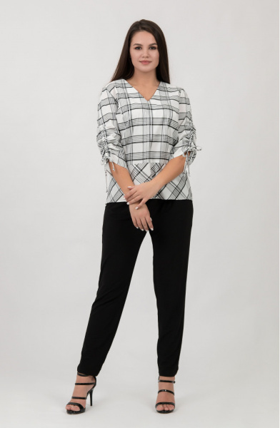 Блузка Незнакомка 03.9341.2510 бенгалин "клетка"