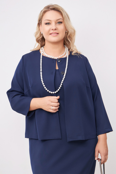 Жакет Незнакомка 10.9280.2862 ткань костюмная ((44) 164-88-96, темно-синий)