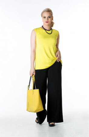 Брюки женские Незнакомка 05.1007.149 масло ((48) 170-96-104, черный)