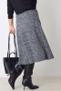 Юбка Незнакомка 04.8452.1748 трикотаж букле ((44) 164-88-96, черно-белый)