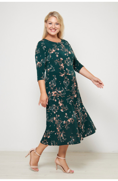 Платье Незнакомка 00.2195.2336 масло"цветы"