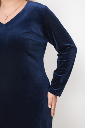 Платье Незнакомка 00.8490.2875.07 бархат ((44) 164-88-96, темно-синий)