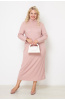 Платье Незнакомка 00.8656.2619 вязанка лапша ((54) 164-108-116, пыльная роза)