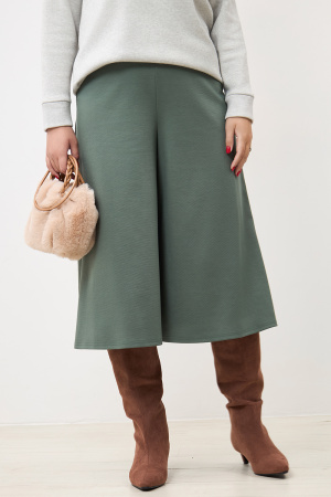 Юбка-брюки Незнакомка 05.5021.2630 вискоза ((52) 164-104-112, серо-зеленый)