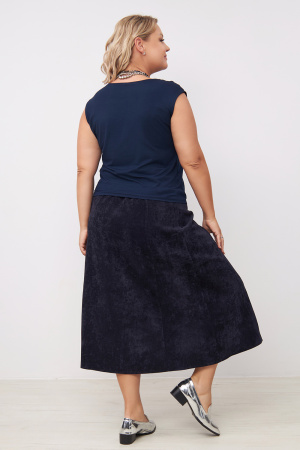 Юбка Незнакомка 04.9508.2813 вельвет ((44) 164-88-96, темно-синий)