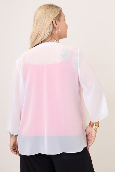 Кардиган Незнакомка 09.9342.2905 шифон ((44) 164-88-96, молочный)