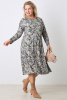 Платье Незнакомка 00.4133.2336.96 вискоза ((44) 164-88-96, серо-бежевый)
