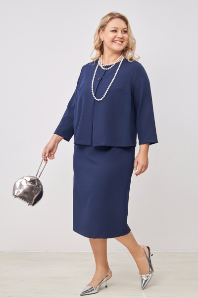 Жакет Незнакомка 10.9280.2862 ткань костюмная ((44) 164-88-96, темно-синий)