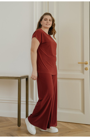 Брюки женские Незнакомка 05.1007.149 масло ((58) 170-116-124, терракотовый)