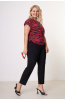 Блузка Незнакомка 03.4141.2154 вискоза зебра