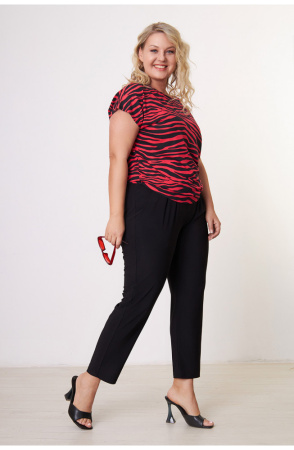 Блузка Незнакомка 03.4141.2154 вискоза зебра