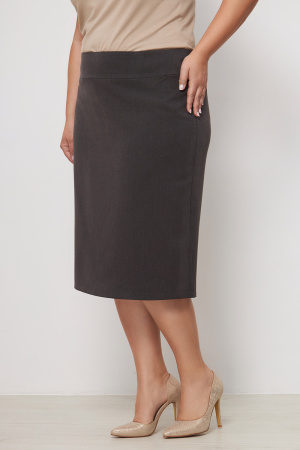 Юбка Незнакомка 04.9449.1158 ткань костюмная ((44) 164-88-96, темно-серый)