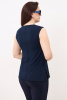 Блузка-топ Незнакомка 08.3012.1791 вискоза ((58) 164-116-124, темно-синий)
