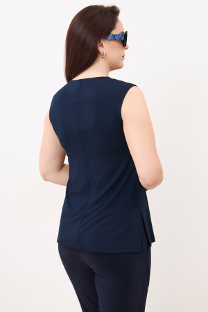 Блузка-топ Незнакомка 08.3012.1791 вискоза ((58) 164-116-124, темно-синий)