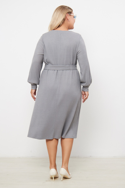 Платье Незнакомка 00.8656.2804 вязанка-лапша ((58) 164-116-124, серый)