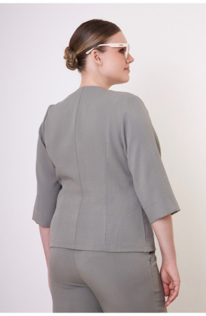 Жакет Незнакомка 10.9408.669 ткань костюмная ((48) 164-96-104, серо-зеленый)