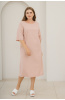 Платье Незнакомка 00.9408.2686 ткань костюмная ((58) 164-116-124, розовый)