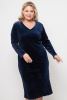 Платье Незнакомка 00.8490.2875.07 бархат ((44) 164-88-96, темно-синий)