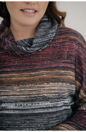 Платье Незнакомка 00.8466.2128 трикотаж ангора ((44) 164-88-96, сине-розовый)