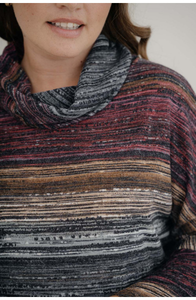 Платье Незнакомка 00.8466.2128 трикотаж ангора ((44) 164-88-96, сине-розовый)