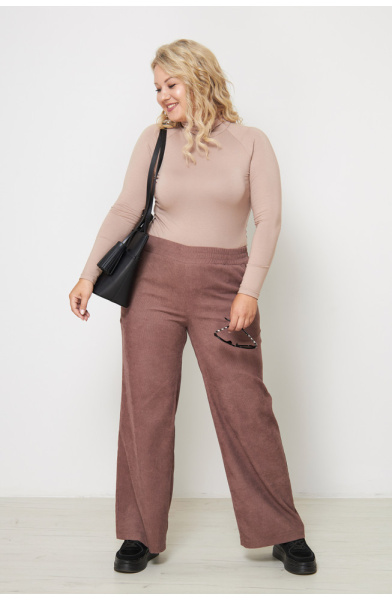 Брюки Незнакомка 05.9424.2720 вельвет ((46) 170-92-100, розово-коричн.)